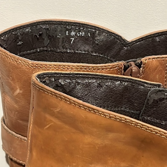 Women’s Call It Spring Women Boots Size 7 tan/brown- below the knee wedge - Picture 5 of 9